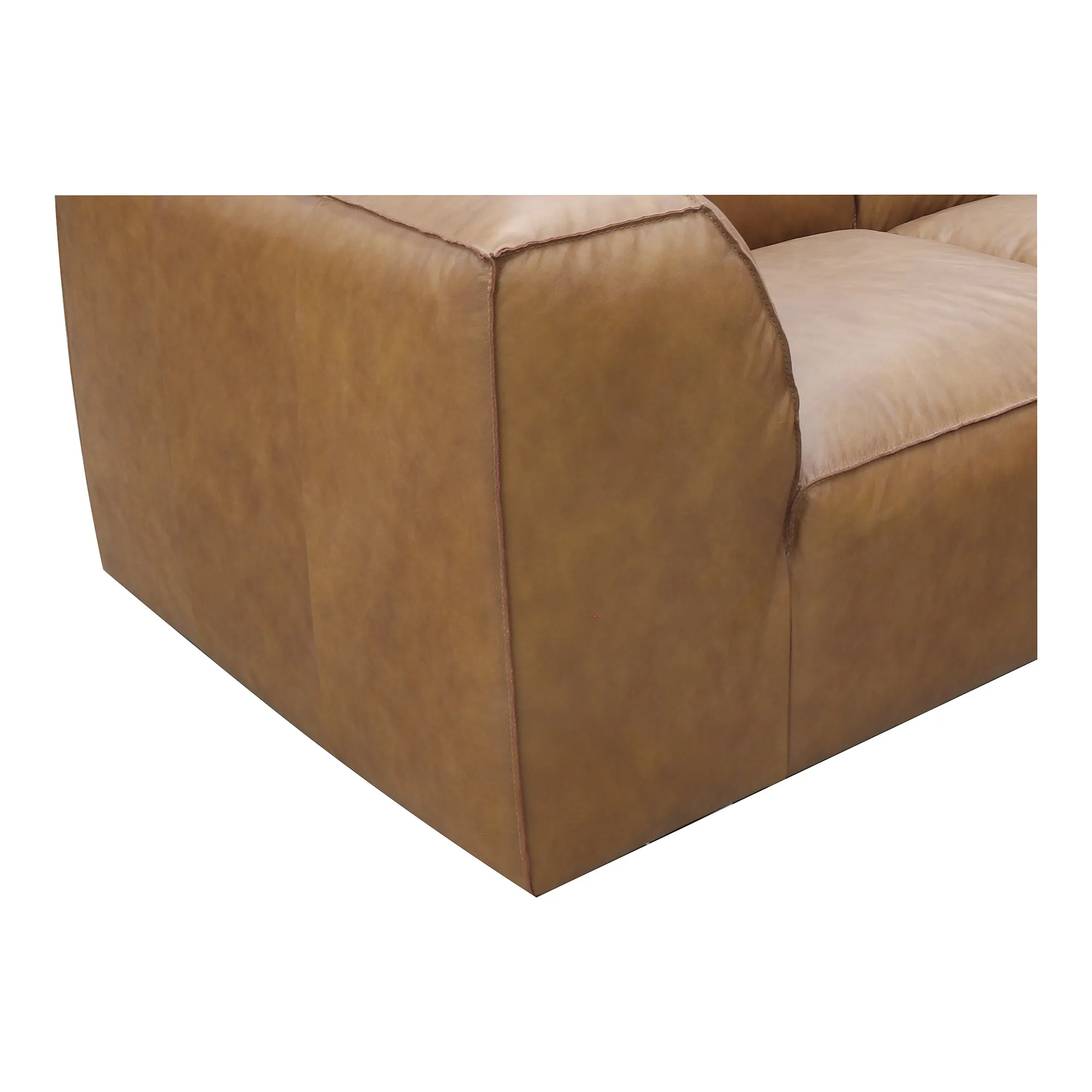Moe's Home Collection Form Nook Modular Sectional ~ Sonoran Tan Leather