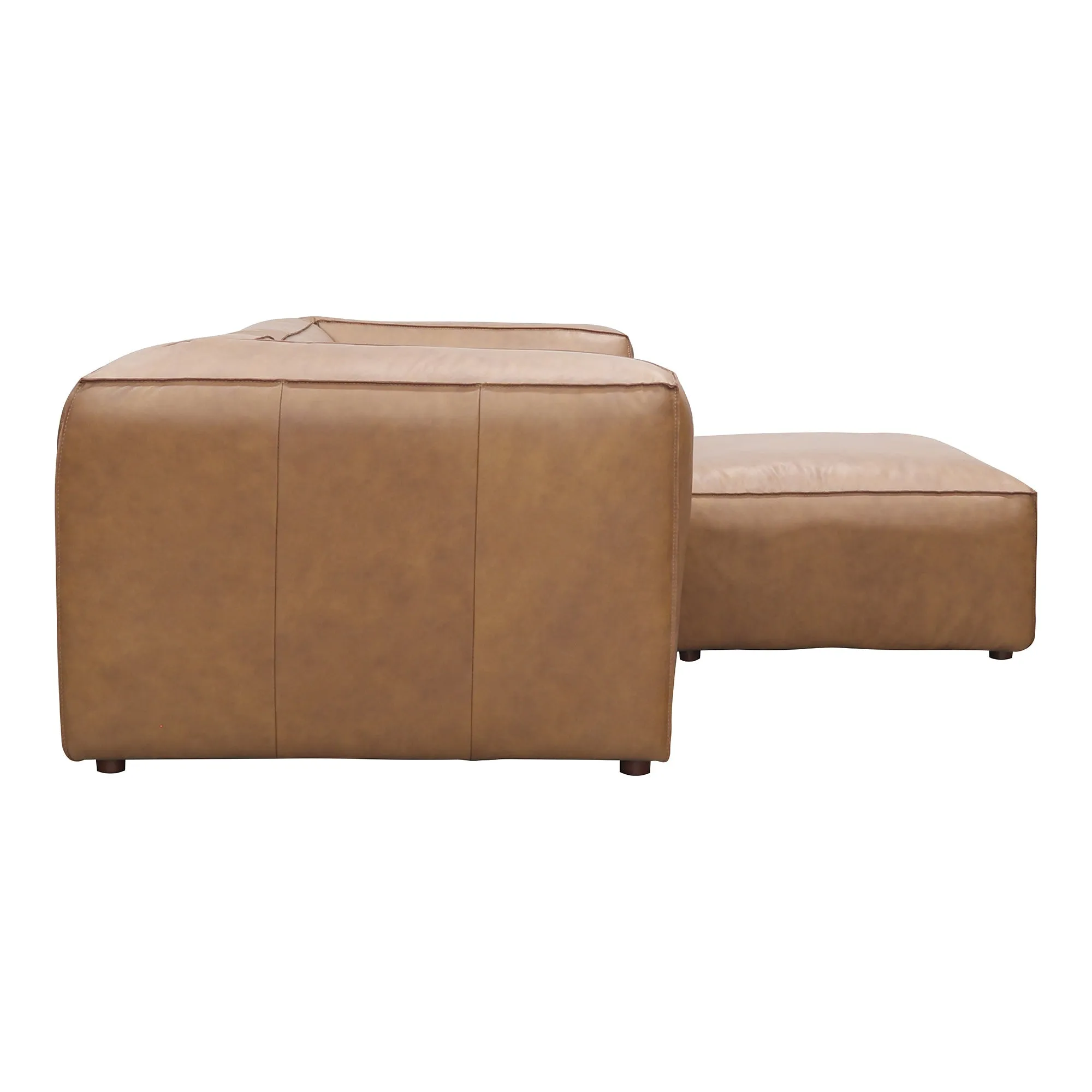 Moe's Home Collection Form Nook Modular Sectional ~ Sonoran Tan Leather