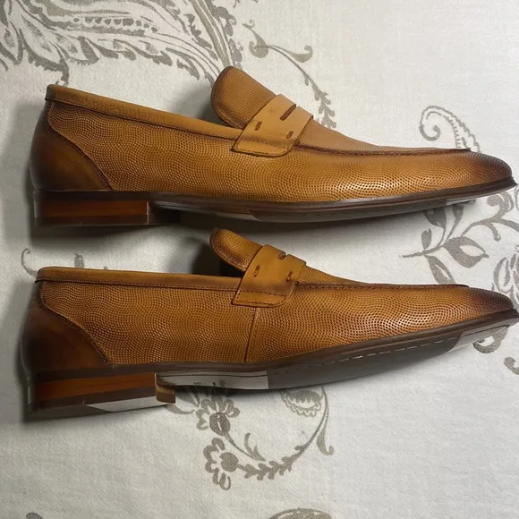 Moretti Gold Label‎ Owen leather 9.5 D penny loafers