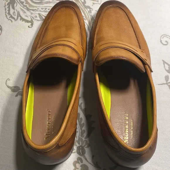 Moretti Gold Label‎ Owen leather 9.5 D penny loafers