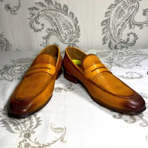 Moretti Gold Label‎ Owen leather 9.5 D penny loafers