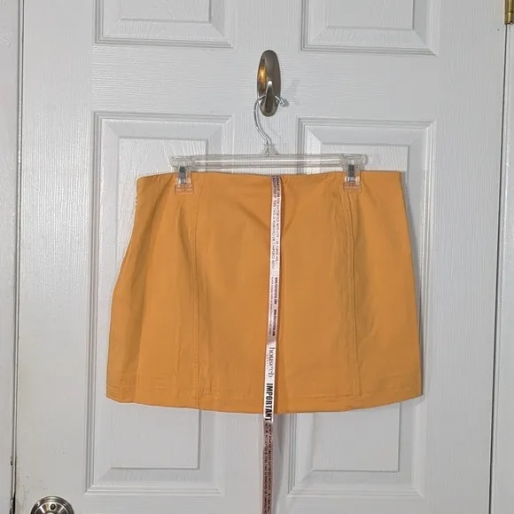 NWT House of CB Nisha Tangerine Sculpting Mini Skirt Size XL / L 