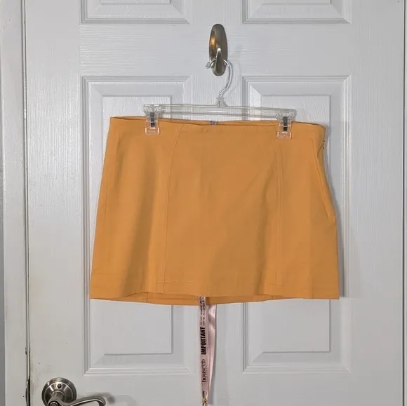 NWT House of CB Nisha Tangerine Sculpting Mini Skirt Size XL / L 