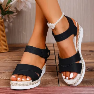 Open Toe Wedge Sandals