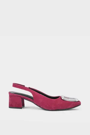 Party Wear Mule IP8507-Maroon
