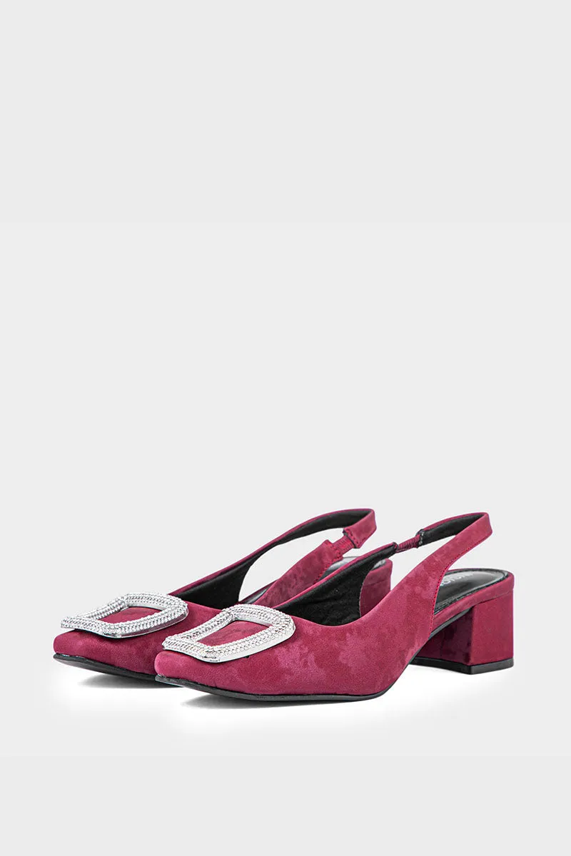 Party Wear Mule IP8507-Maroon