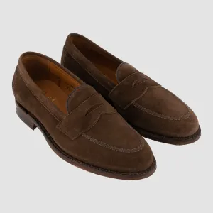 Penny Loafer Dark Brown Suede 9697F