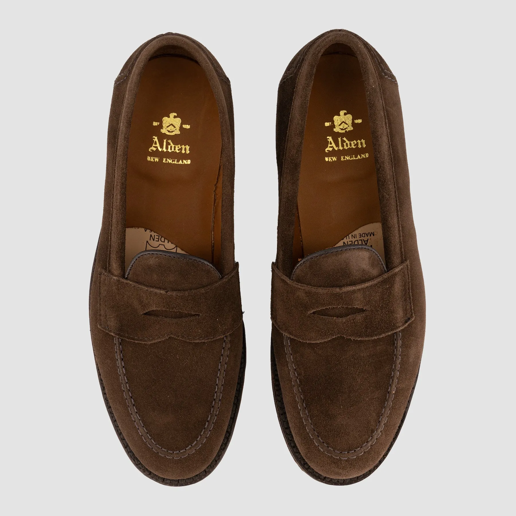 Penny Loafer Dark Brown Suede 9697F
