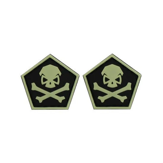 Pentagon Skull & Bones Ranger Eyes (Sold in Pairs)