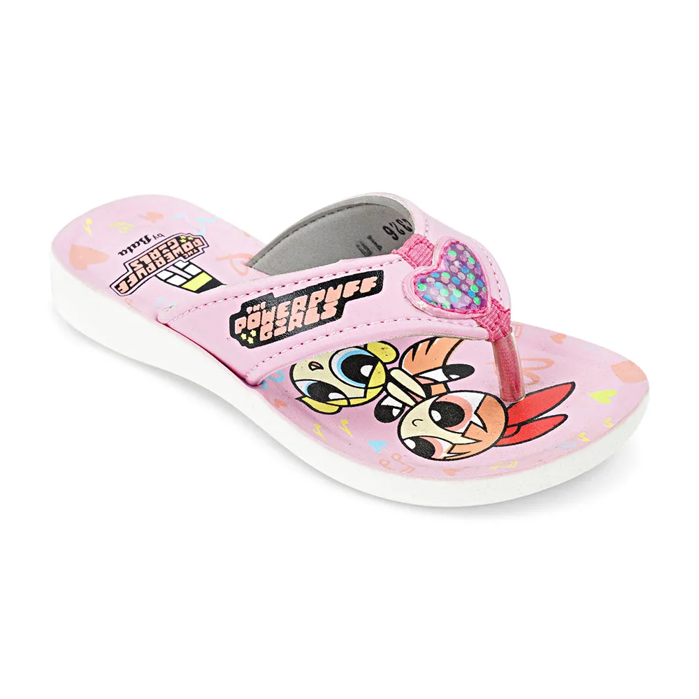 PowerPuff Girls' Toe-Post Sandal for Baby Girls
