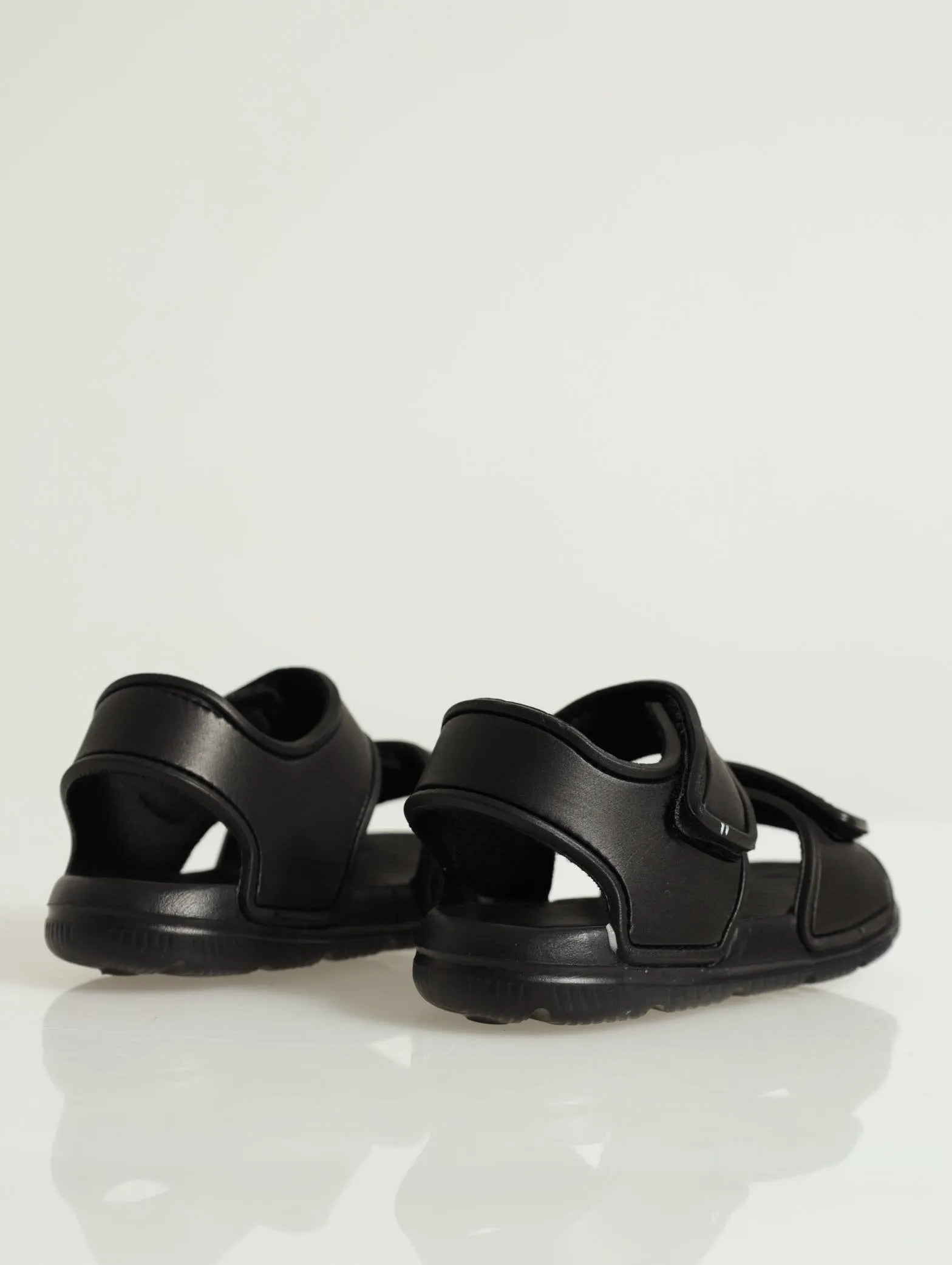 Pre-Boys Moulded Velcro Sandal - Black