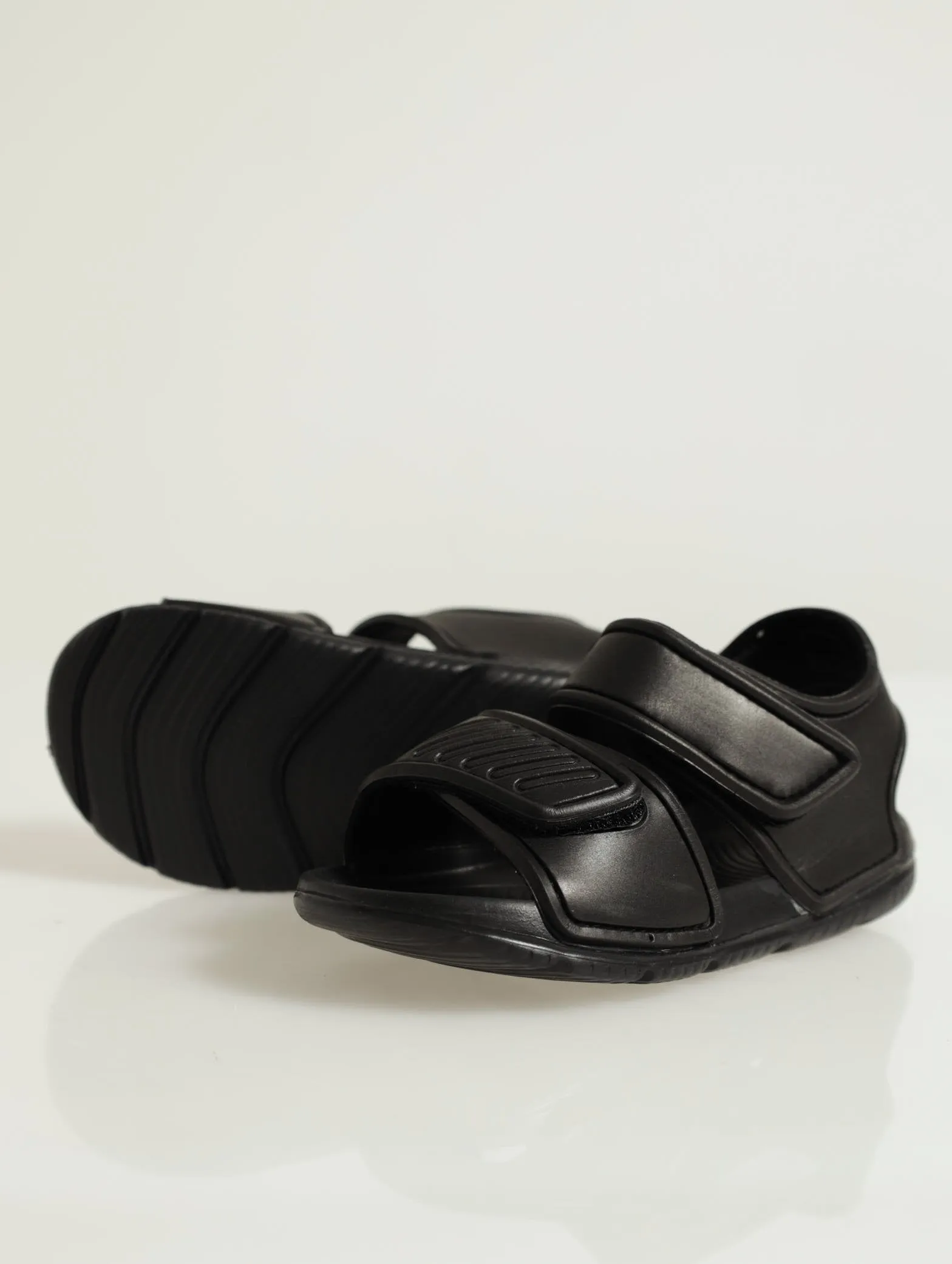 Pre-Boys Moulded Velcro Sandal - Black