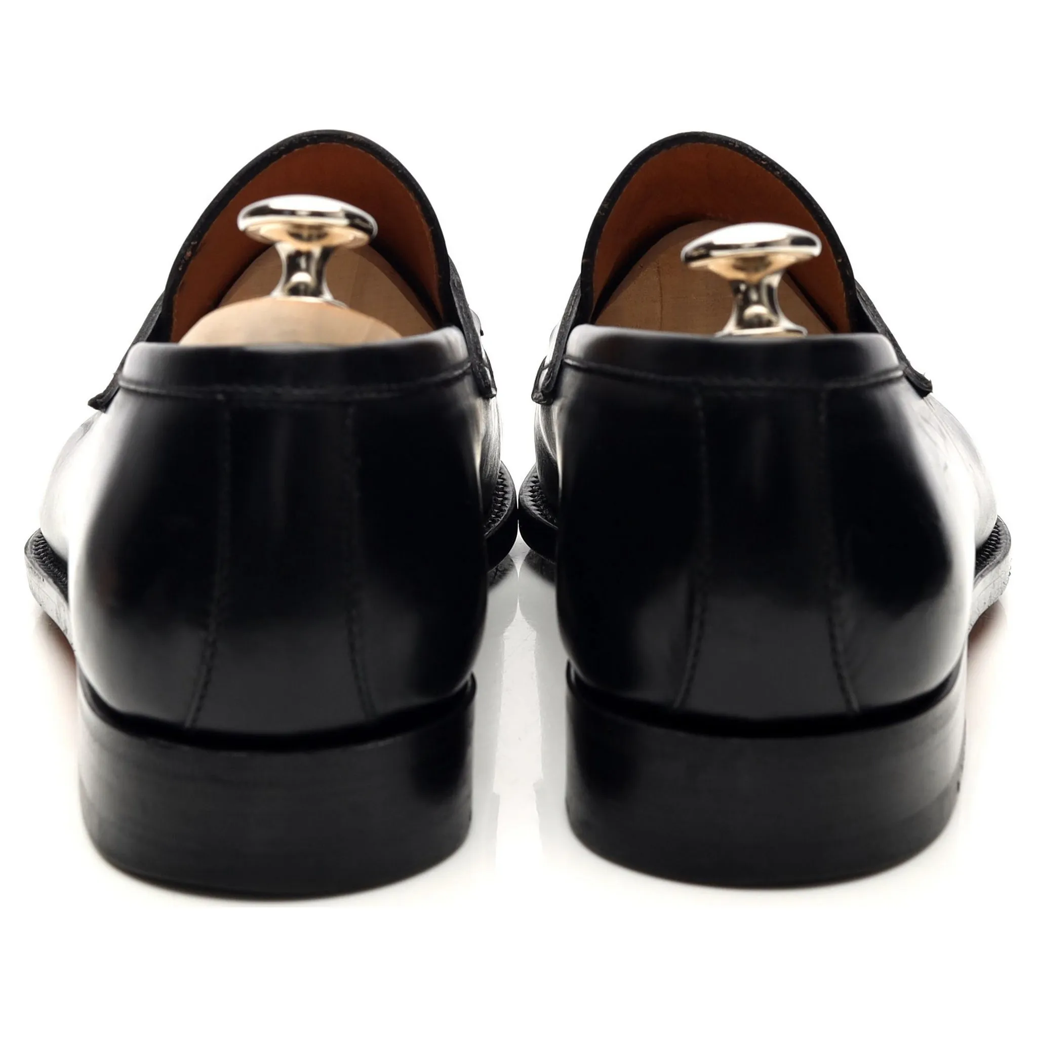 'Principe' Black Leather Loafers UK 7.5 EU 41.5