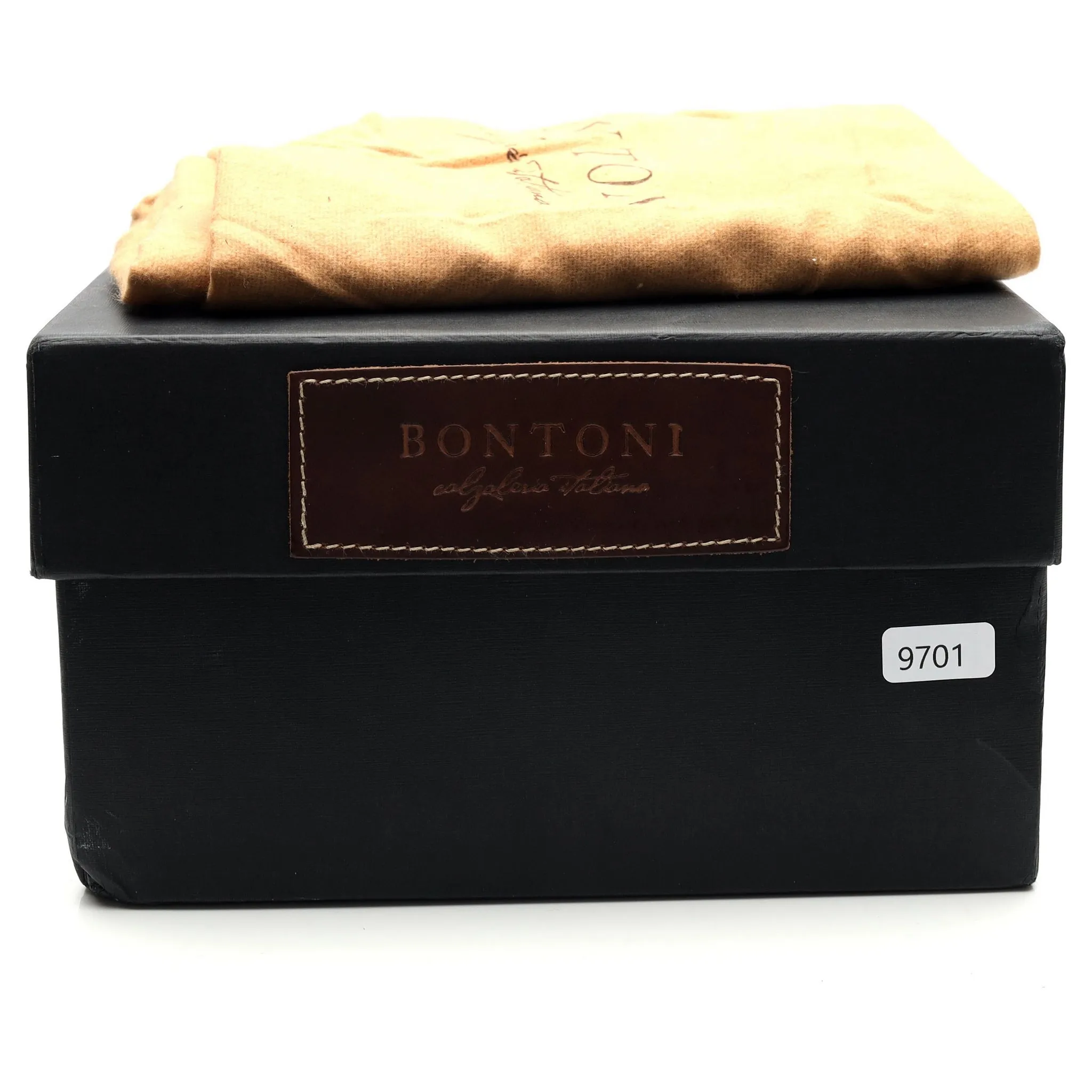 'Principe' Black Leather Loafers UK 7.5 EU 41.5