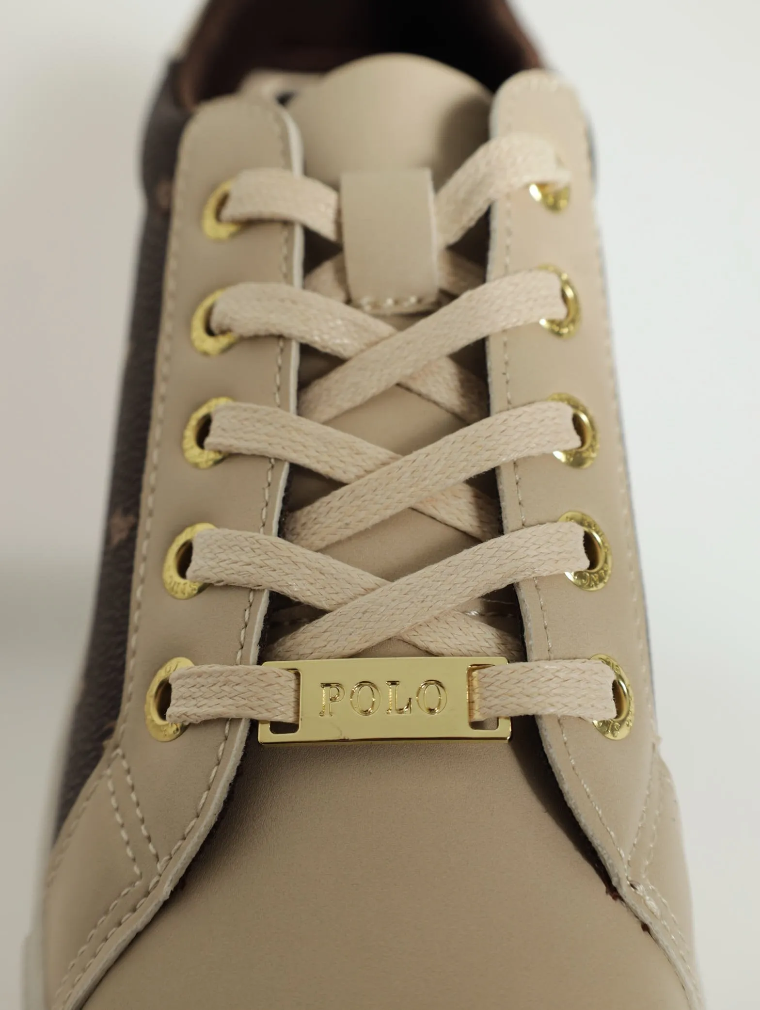 Printed Monogram Sneaker - Brown