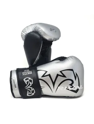 RIVAL RS11V EVOLUTION SPARRING VELCRO-SILVER/BLACK