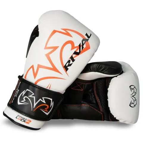 RIVAL RS11V EVOLUTION SPARRING VELCRO-WHITE/BLACK