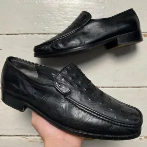 Roland Cartier Black Leather Loafer Smart Shoes