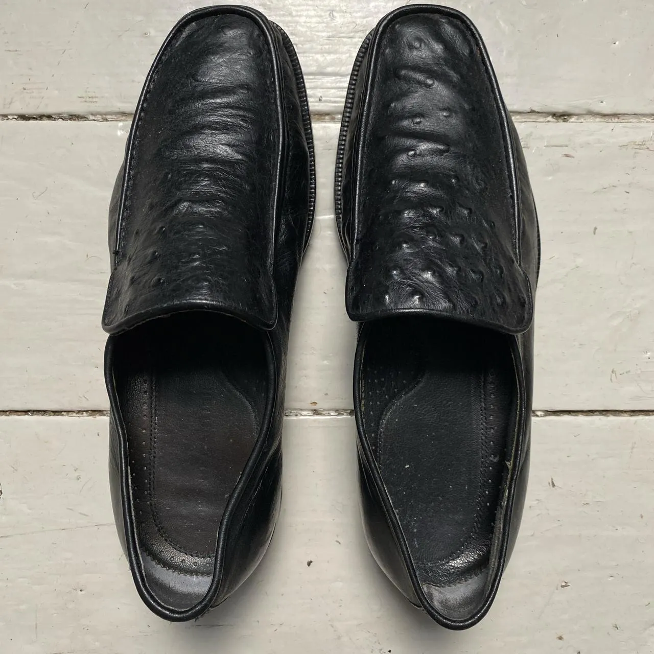 Roland Cartier Black Leather Loafer Smart Shoes