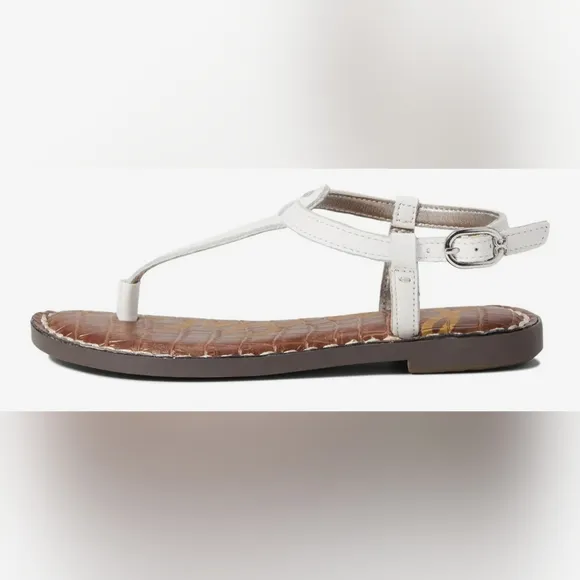 SAM EDELMAN Girl's Sandals Size 3 WHITE New