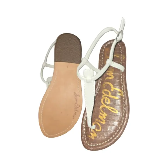 SAM EDELMAN Girl's Sandals Size 3 WHITE New