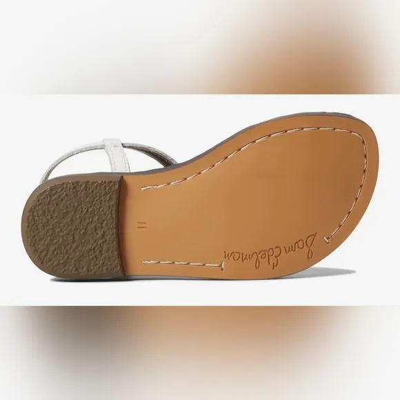 SAM EDELMAN Girl's Sandals Size 3 WHITE New