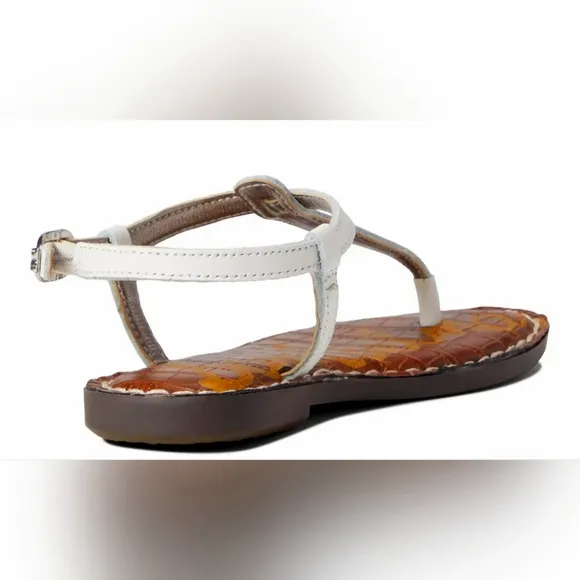 SAM EDELMAN Girl's Sandals Size 3 WHITE New
