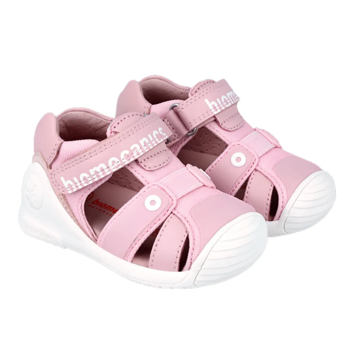 Sandalia Niña Velcro Ojillos Biomecanics