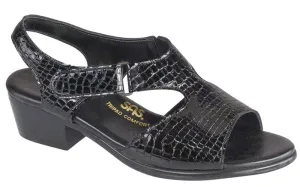 SAS Suntimer Heel Strap Sandal - Black Croc