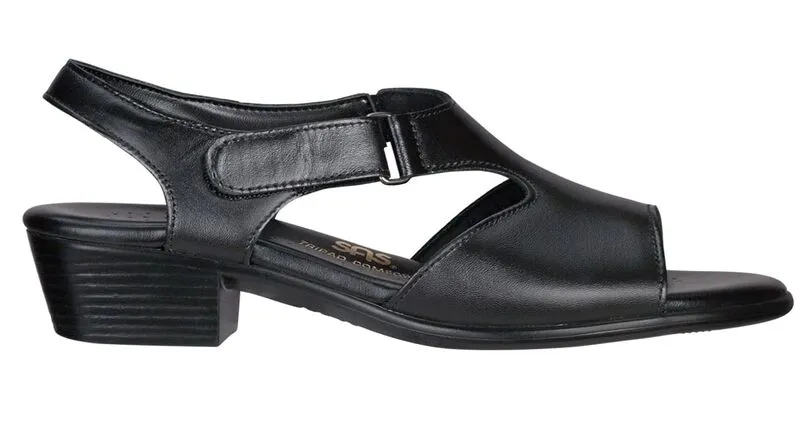 SAS Suntimer Heel Strap Sandal - Black