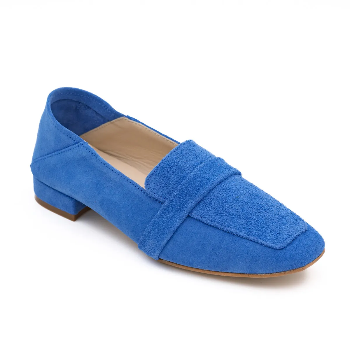 Seconds Monday Loafer - Bright Blue Suede