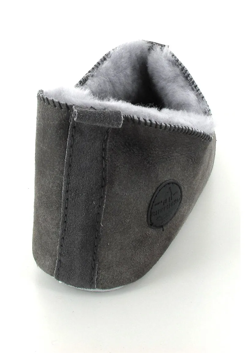 SHEPHERD Men's Ankle-High Shearling Slippers Henrik