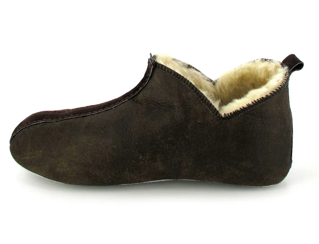 SHEPHERD Men's Ankle-High Shearling Slippers Henrik