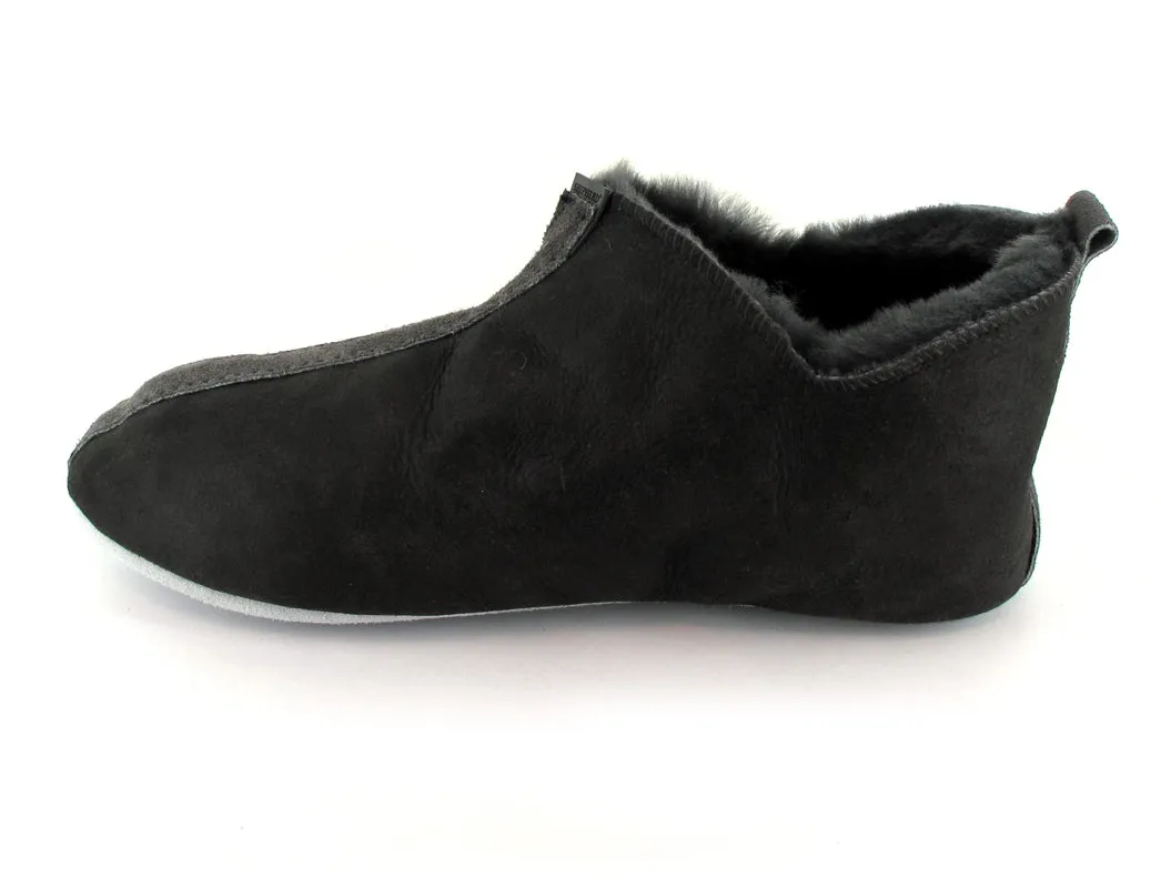 SHEPHERD Men's Ankle-High Shearling Slippers Henrik