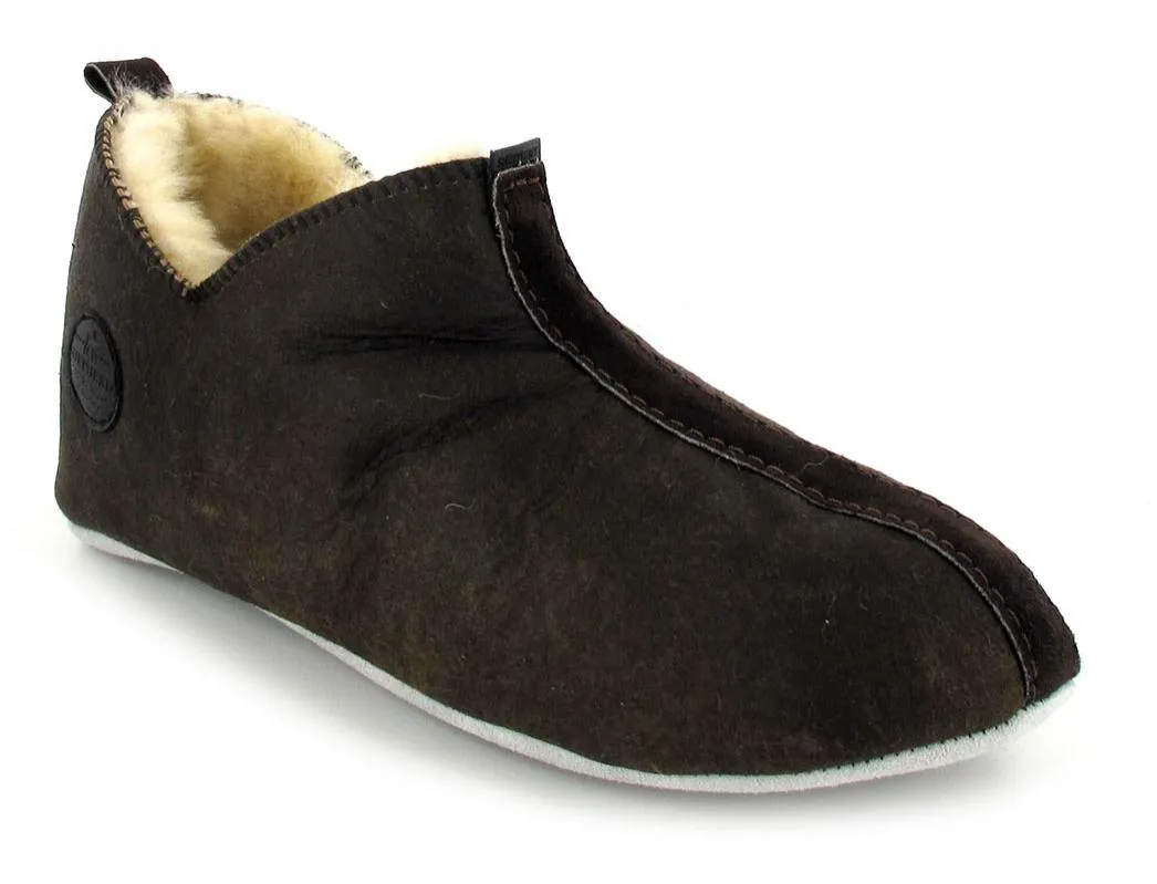 SHEPHERD Men's Ankle-High Shearling Slippers Henrik