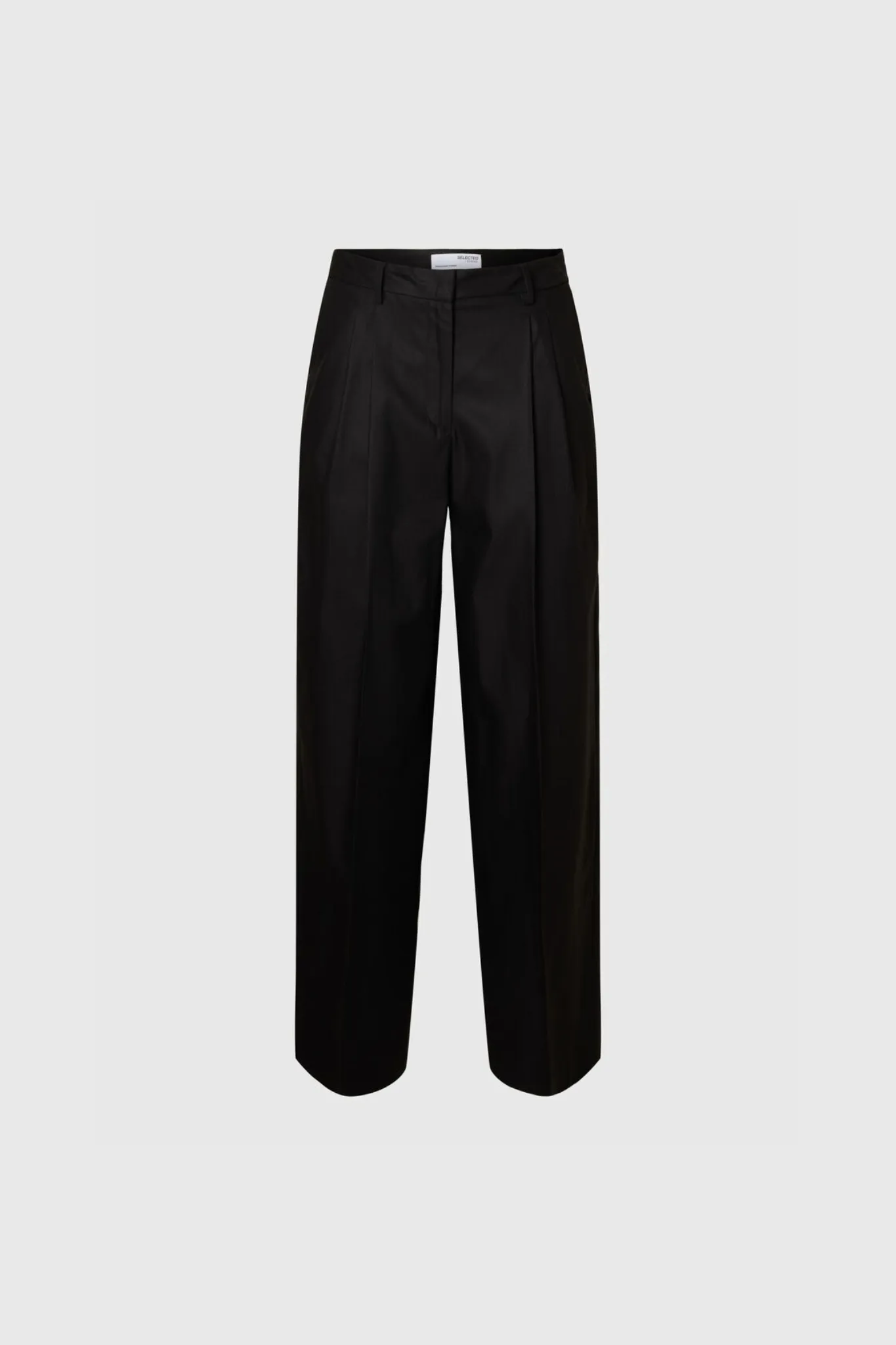 SLFDORA-MERLA HW EXTRA WIDE PANTS - BLACK