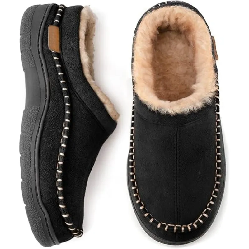 Slip-On Moccasin Slippers – Cozy Comfort for Indoor and Outdoor Use