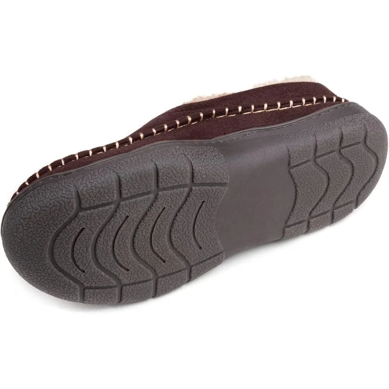 Slip-On Moccasin Slippers – Cozy Comfort for Indoor and Outdoor Use