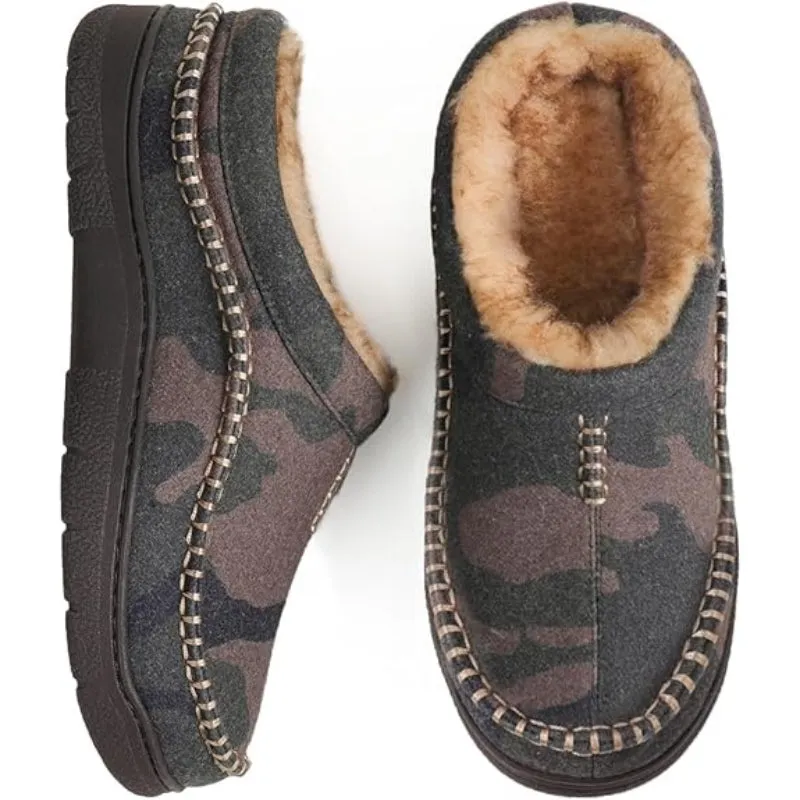 Slip-On Moccasin Slippers – Cozy Comfort for Indoor and Outdoor Use