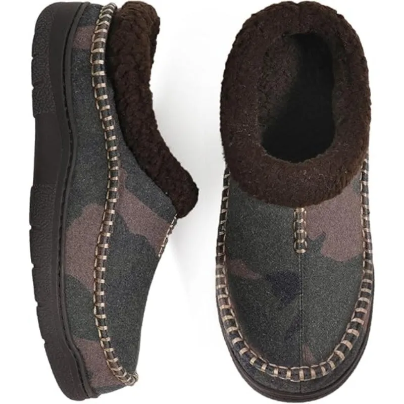 Slip-On Moccasin Slippers – Cozy Comfort for Indoor and Outdoor Use