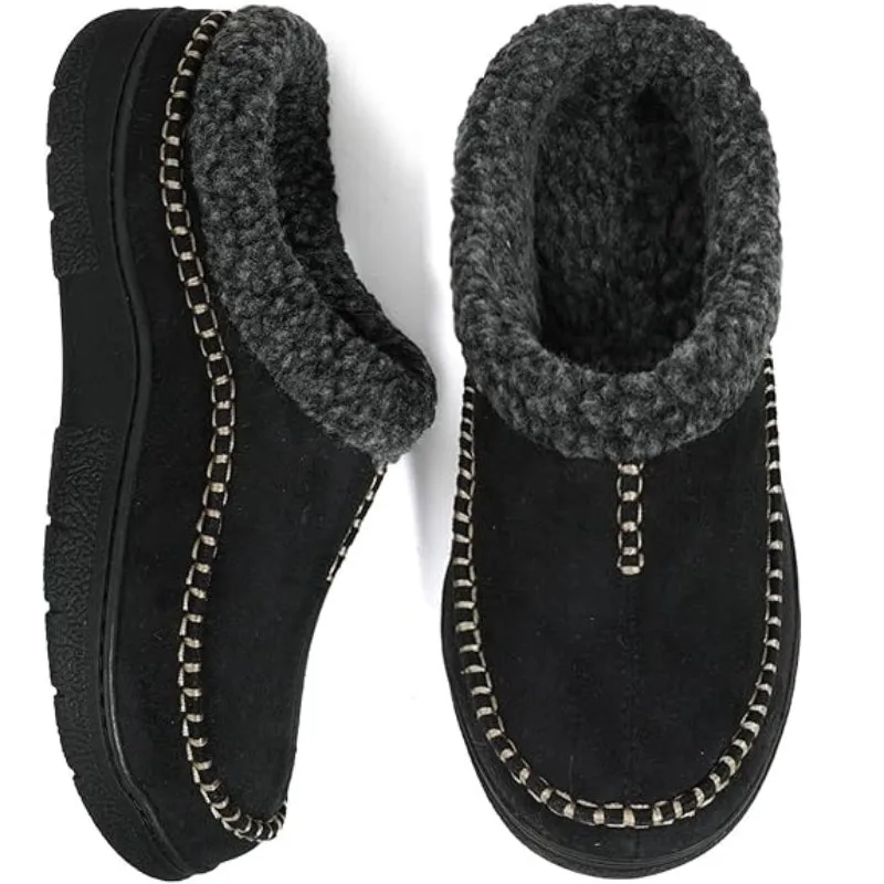 Slip-On Moccasin Slippers – Cozy Comfort for Indoor and Outdoor Use