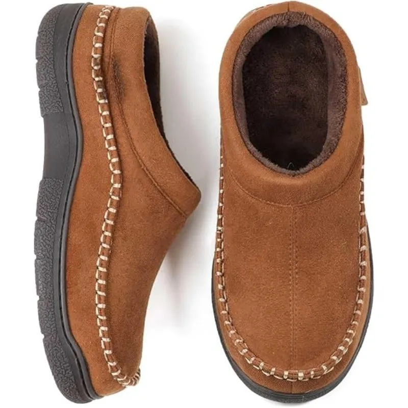 Slip-On Moccasin Slippers – Cozy Comfort for Indoor and Outdoor Use