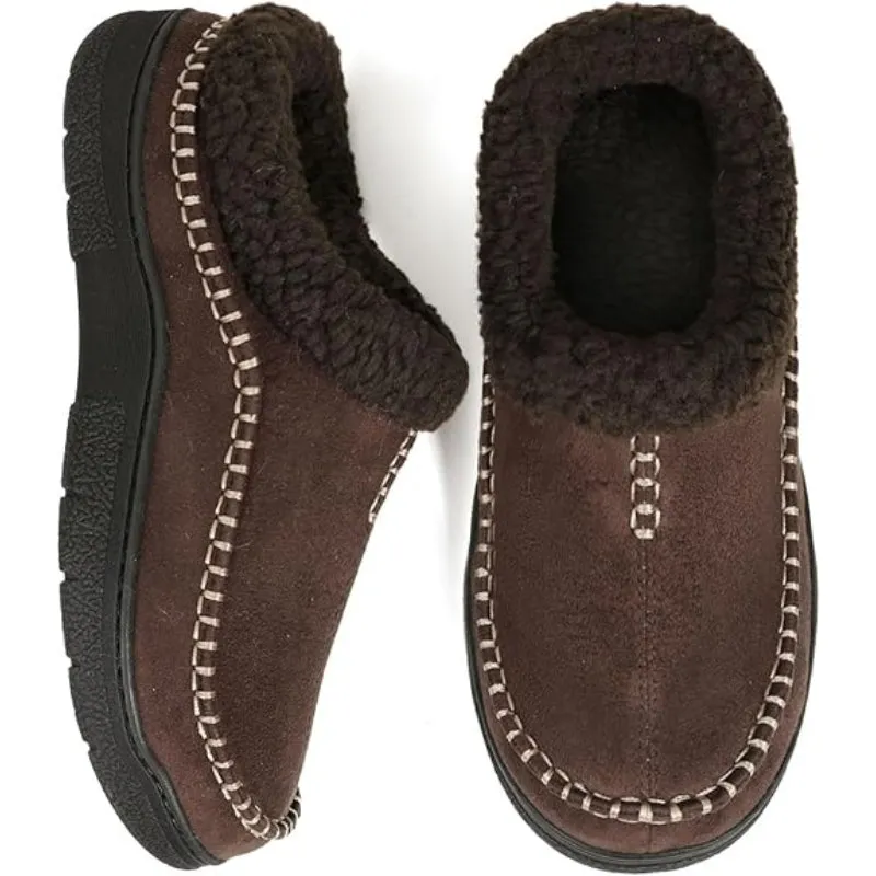 Slip-On Moccasin Slippers – Cozy Comfort for Indoor and Outdoor Use