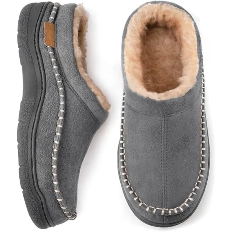 Slip-On Moccasin Slippers – Cozy Comfort for Indoor and Outdoor Use