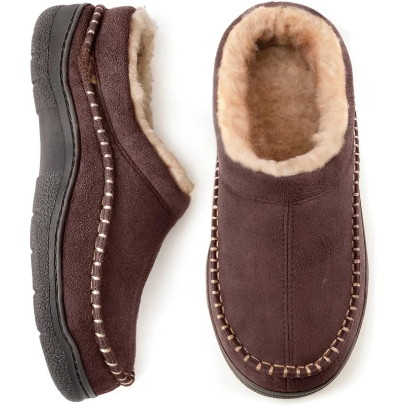 Slip-On Moccasin Slippers – Cozy Comfort for Indoor and Outdoor Use