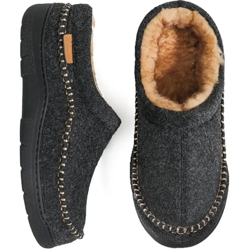 Slip-On Moccasin Slippers – Cozy Comfort for Indoor and Outdoor Use