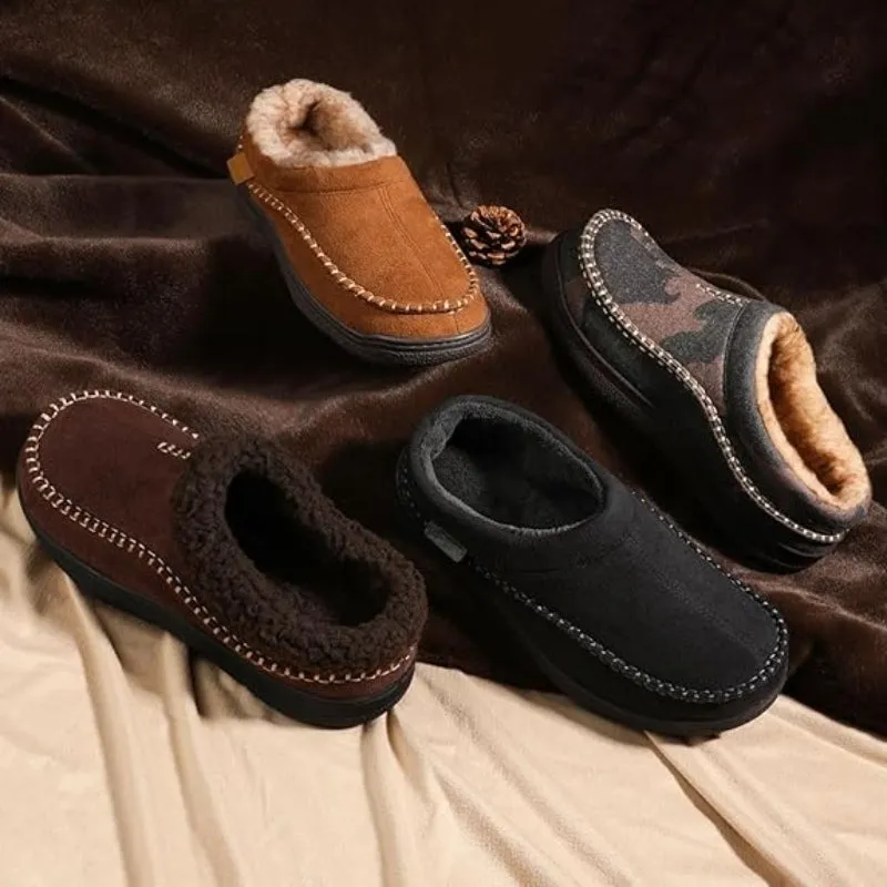 Slip-On Moccasin Slippers – Cozy Comfort for Indoor and Outdoor Use