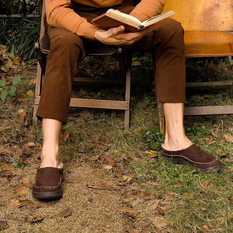 Slip-On Moccasin Slippers – Cozy Comfort for Indoor and Outdoor Use