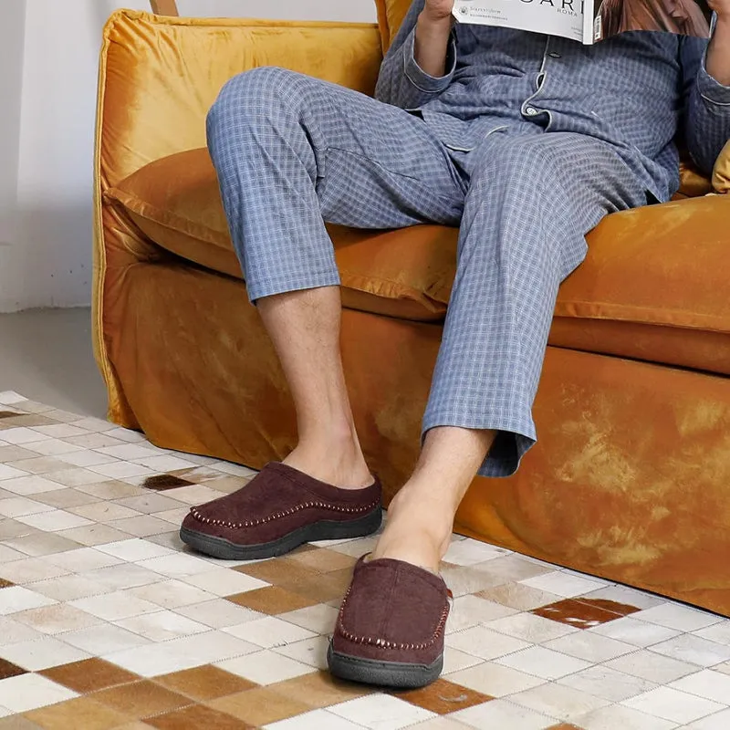 Slip-On Moccasin Slippers – Cozy Comfort for Indoor and Outdoor Use