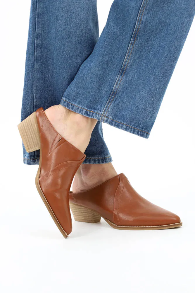 Slip on Mule Booties